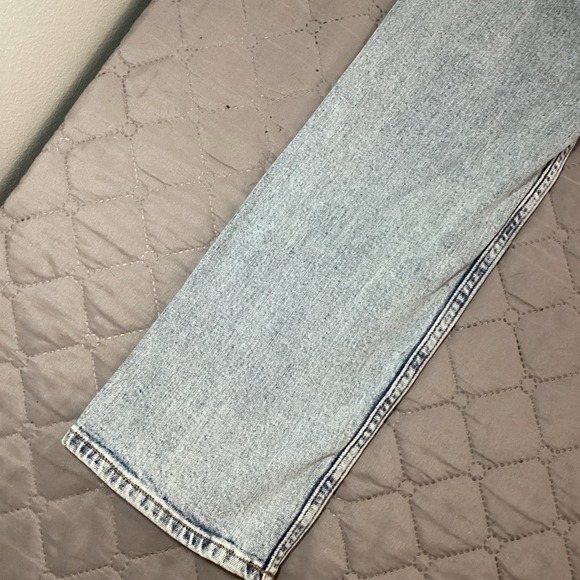 Abercrombie & Fitch The Ankle Straight Ultra High Rise Jeans Patch Size 24/00L - Picture 15 of 16